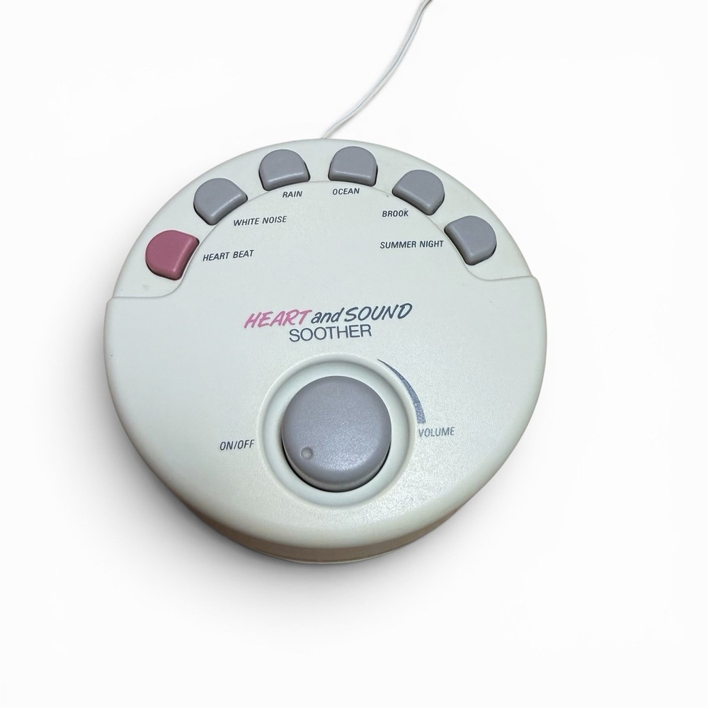 Sharper Image Heart and Sound Machine Soother 6 Sounds Baby Tested & Working Mom - Picture 3 of 10